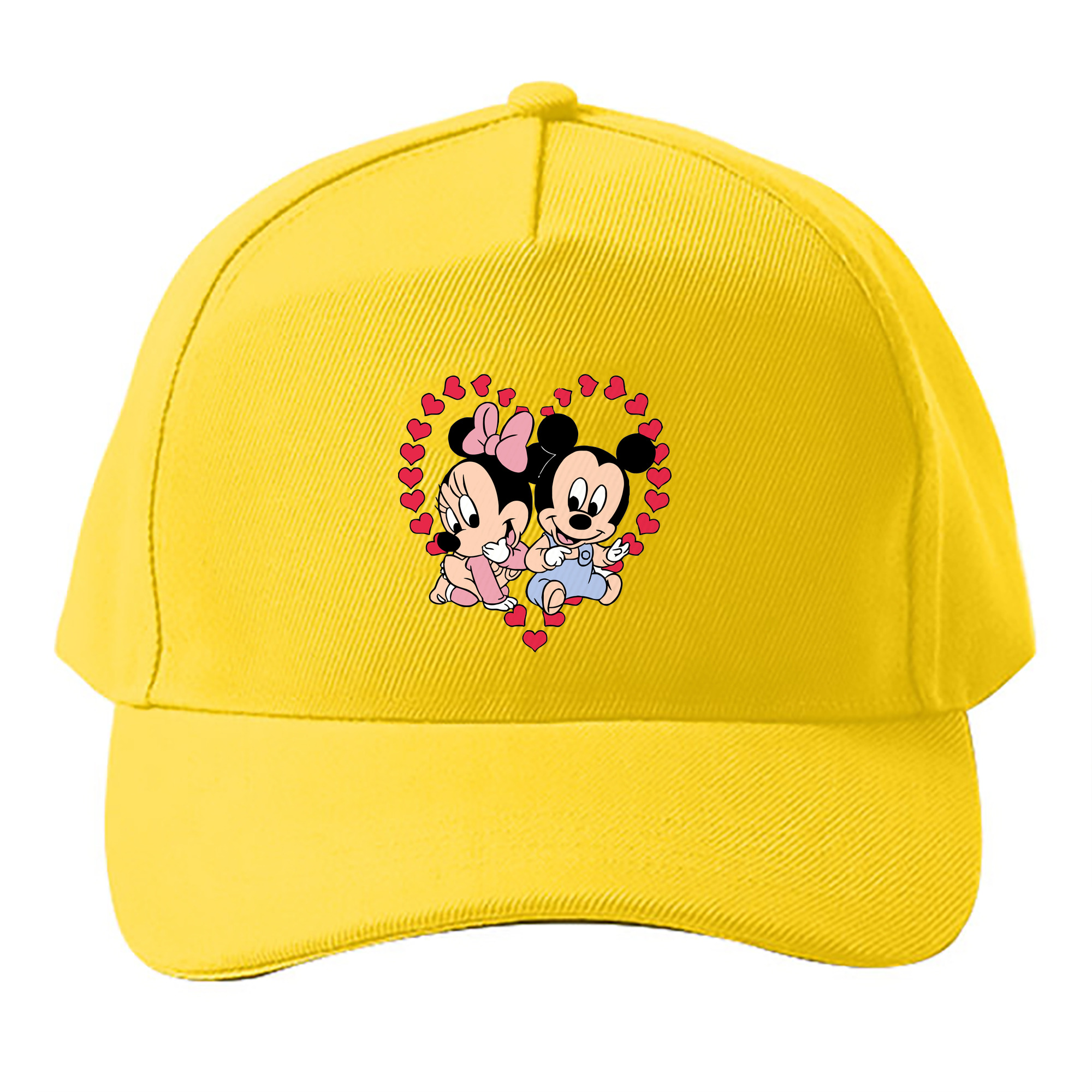 （画像用） ミッキーマウス Mickey Mouse ベースボールキャップ 綿100％ 男女兼用 帽子 スポーツ